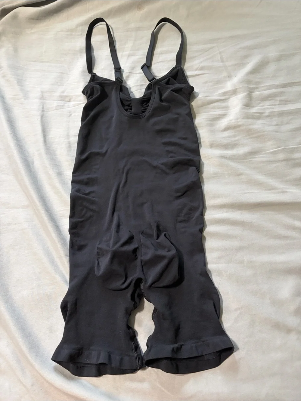 Skims NWOT Seamless Sculpt Mid-Thigh Bodysuit Onyx Black Size XL - Picture 11 of 13